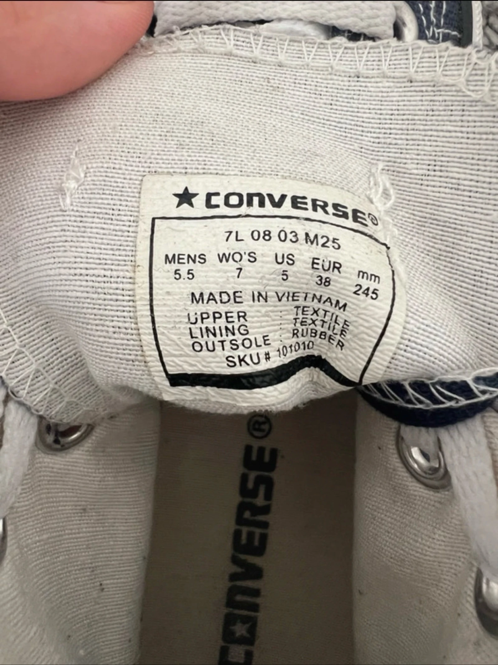 Converse All Star Bleu Foncé – photo 5
